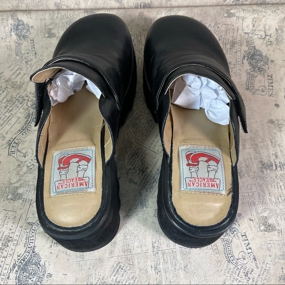 American Eagle Bandstand 90s Y2K Platform Slip On Shoes Chunky Vintage